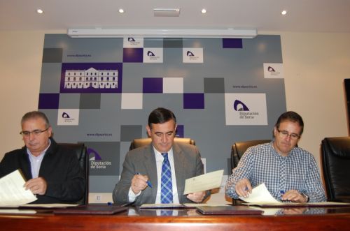 CONVENIOS DE COLABORACIÓN ENTRE LA DIPUTACIÓN Y LOS AYUNTAMIENTOS DE CABREJAS DEL PINAR Y MURIEL DE LA FUENTE PARA LA FINANCIACIÓN DEL MANTENIMIENTO DE LAS DEPURADORAS DE AGUAS RESIDUALES DE LA FUENTONA
